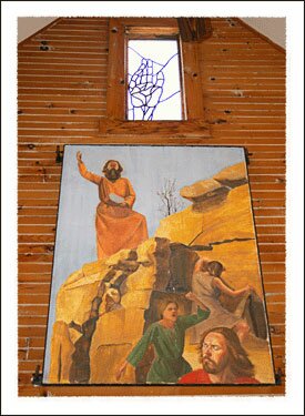 Ben Long The Last Supper Fresco in the Holy Trinity Church of the Fresco in Glendale Springs NC near Boone North Carolina