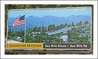 Grandfather Mountain in Linnville NC in the Boone North Carolina Mountains