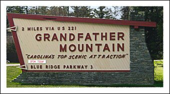 Grandfather Mountain in Linnville NC in the Boone North Carolina Mountains