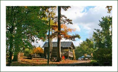 Hickory Ridge Homestead Museum Cabin in the Boone North Carolina Mountains