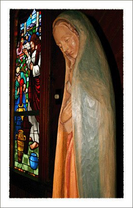 Ben Long Mystery of Faith Fresco in St. Marys Episcopal Church in West Jefferson NC near Boone North Carolina