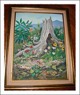 Ben Long Mystery of Faith Fresco in St. Marys Episcopal Church in West Jefferson NC near Boone North Carolina