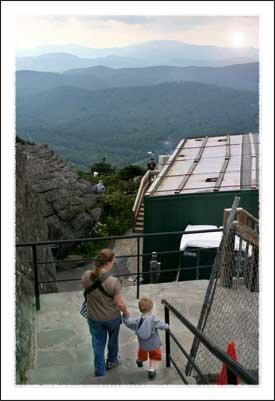 The View from the top of Grandfather Mountain