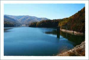 Watauga Lake Tennessee near Boone North Carolina