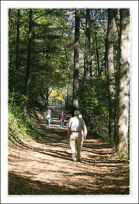 Linville Falls on the Blue Ridge Parkway near Boone North Carolina