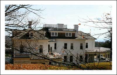 The Moses Cone Mansion on the Blue Ridge Parkway near Boone North Carolina