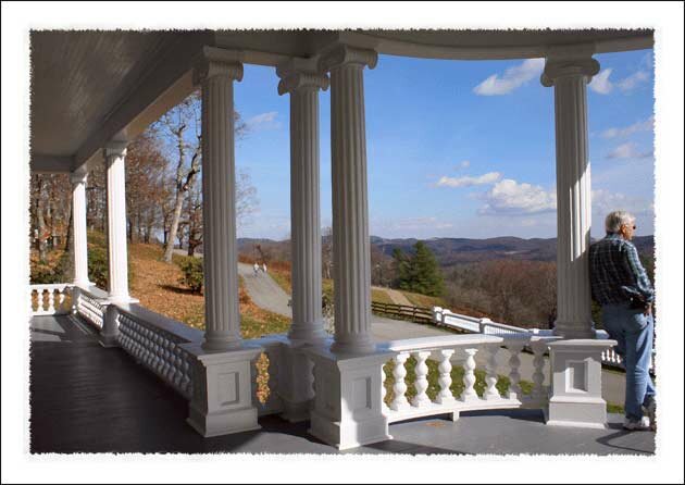 Parkway Craft Center in the Moses Cone Mansion on the Blue Ridge Parkway near Boone North Carolina