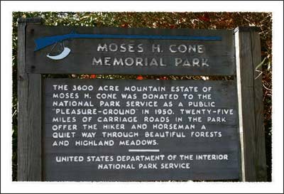 The Moses Cone Mansion near Boone North Carolina on the Blue Ridge Parkway near Boone North Carolina