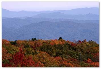 2009 Fall Colors on Grandfather Mountain near Boone NC