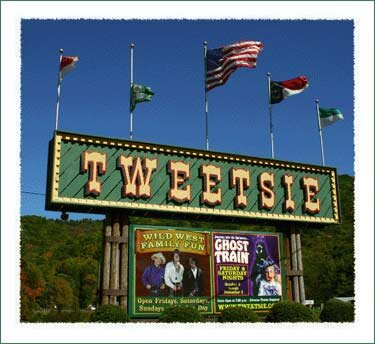Tweetsie Railroad Train Amusement Park in Blowing Rock North Carolina