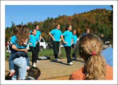 Cloggers at the Valle Country Fair in Valle Crucis North Carolina in the Boone North Carolina Mountains