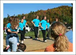 Cloggers at the Valle Country Fair in the North Carolina Mountains